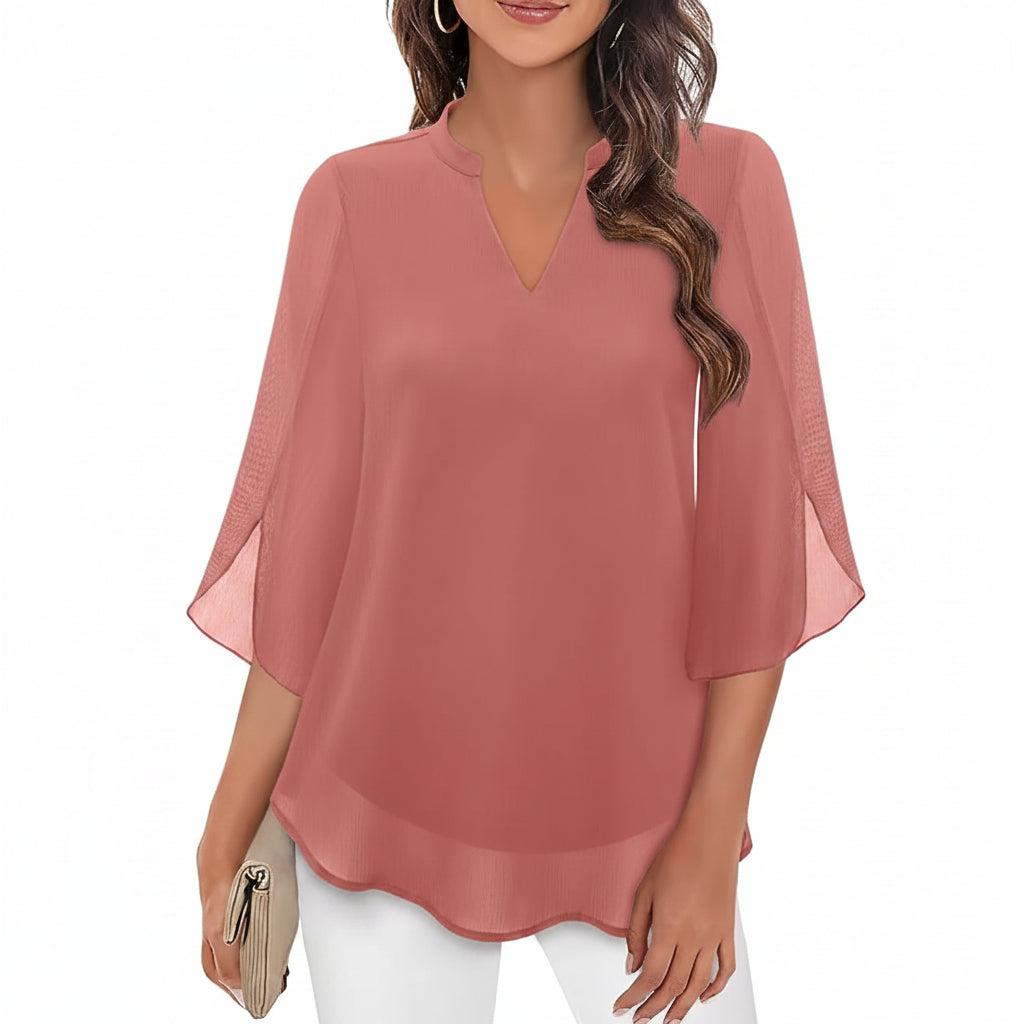 Brianna - Locker geschnittene Bluse mit stilvoller Form