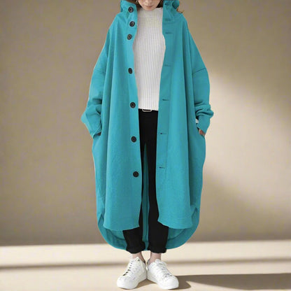 Cailyn – Gemütlicher langer Trenchcoat für Damen