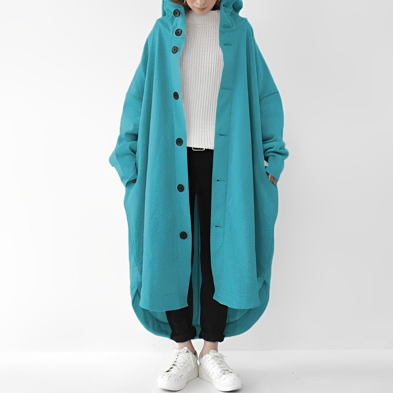 Cailyn – Gemütlicher langer Trenchcoat für Damen