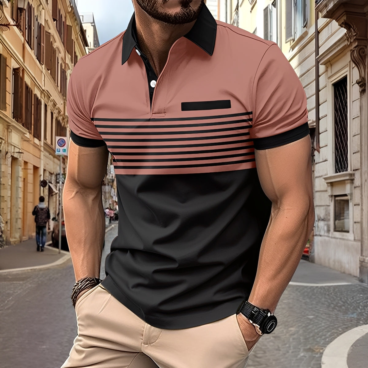 Thomas - Schickes Polo mit schmalem Schnitt für Männer