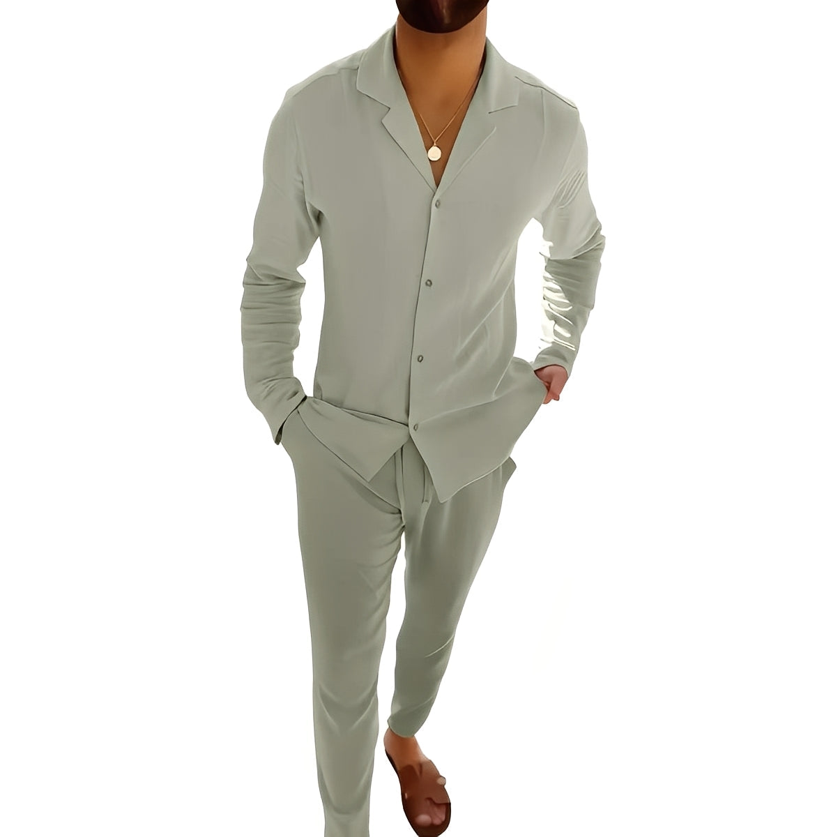 Hadrien - Herren-Set mit Langarmshirt und Hose