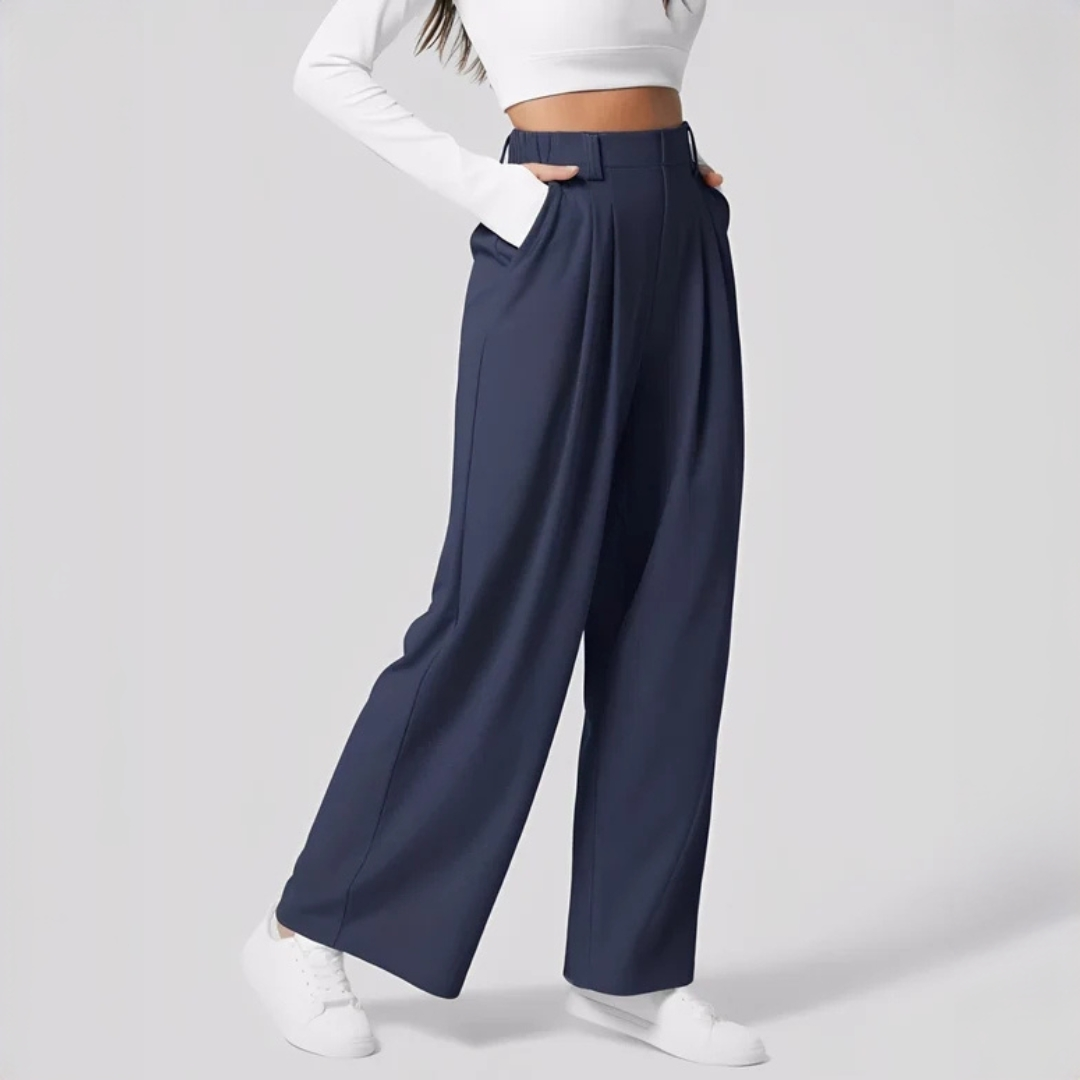 Montana - Elegante Hose mit weitem Bein