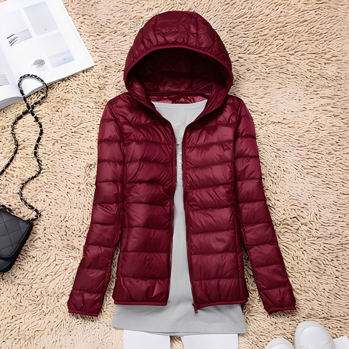 Lyndsay - Bequeme und modische Jacke mit Kapuze