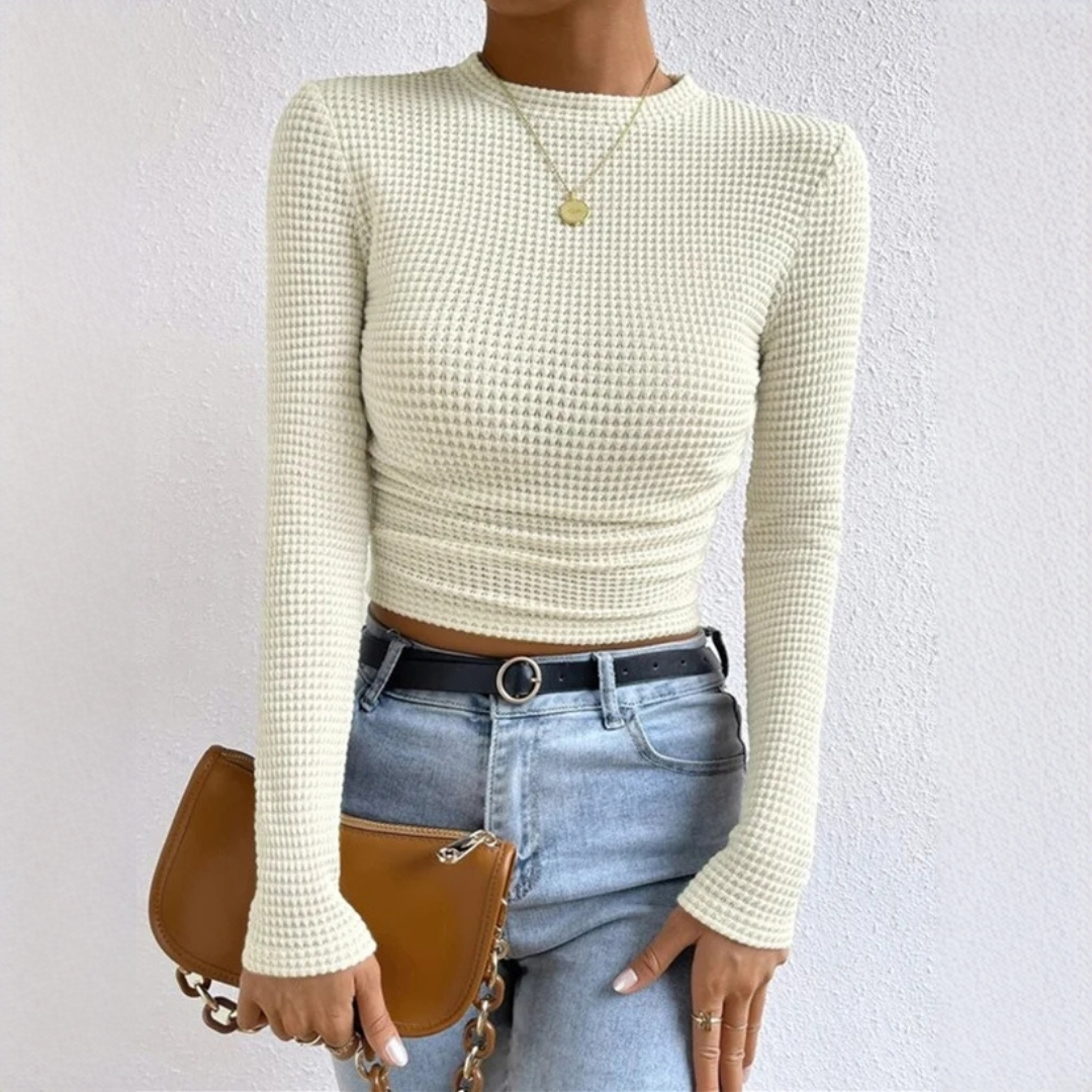 Tessa - Eleganter Pullover in schmaler Passform