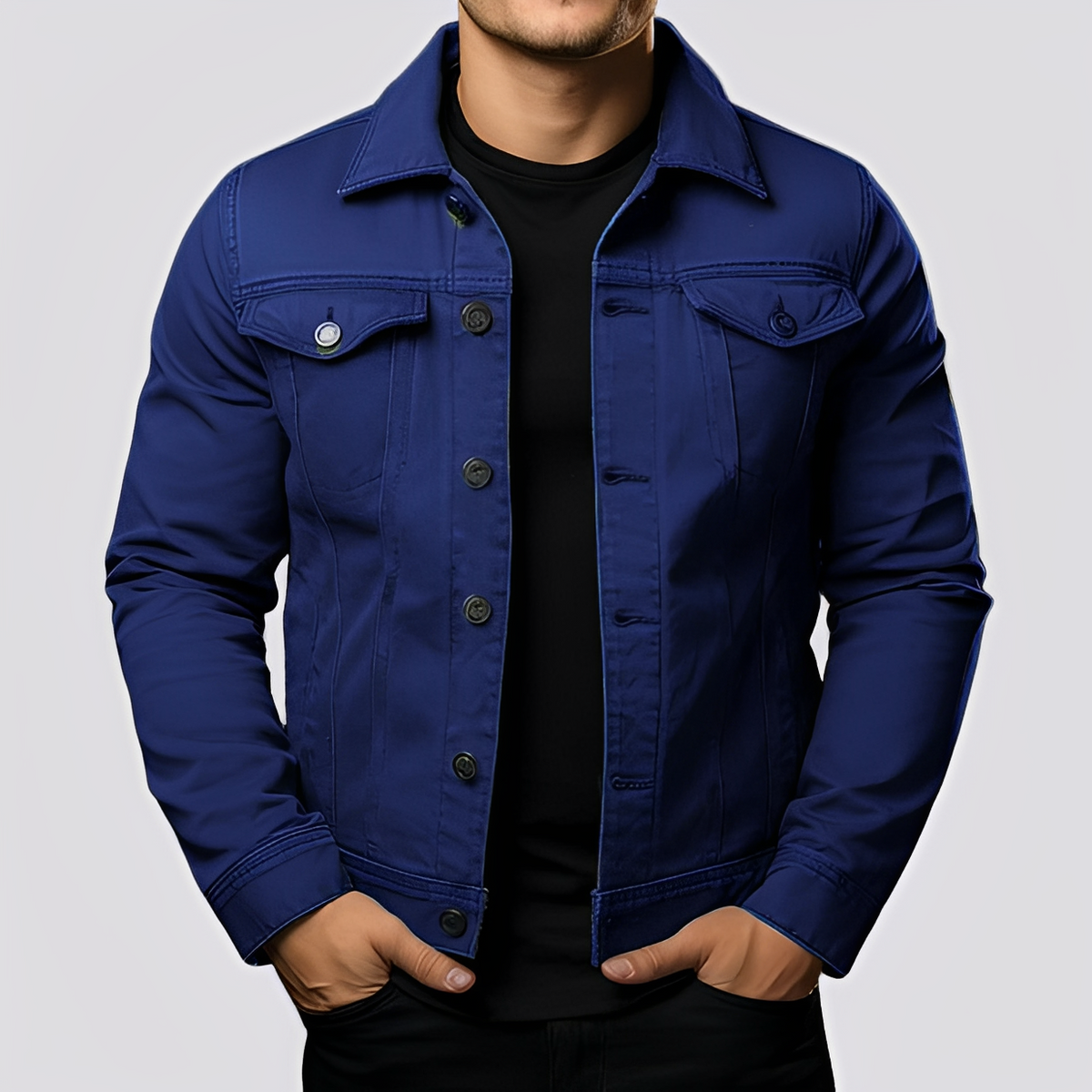 Maxwell - Traditionelle Männerjacke aus widerstandsfähigem Stoff
