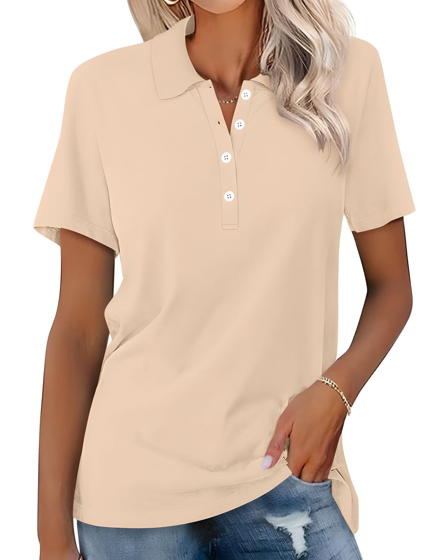 Teresa - Freizeit-Polo mit kurzen Ärmeln für Damen