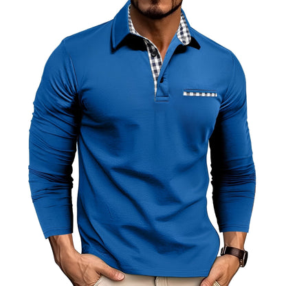 Rupert - Komfortables Langarm-Poloshirt für Herren
