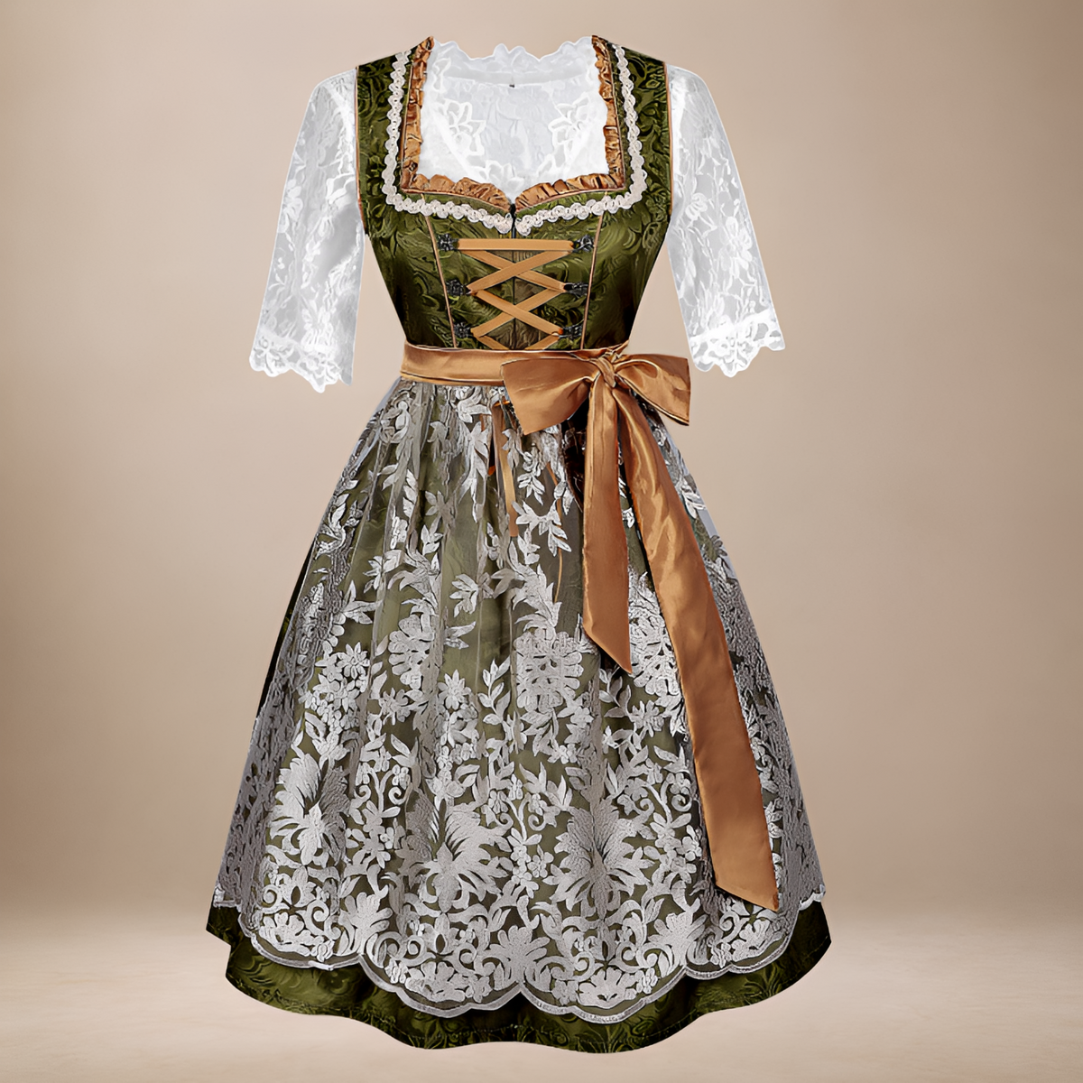 Nadia - Ein klassisch-elegantes, traditionelles Oktoberfestkleid (Futter nicht enthalten)