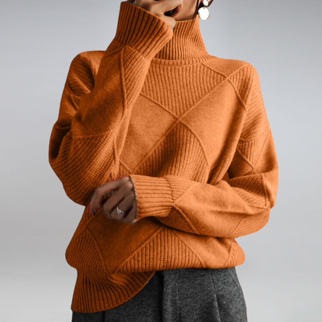 Camille - Eleganter Rollkragenpulli