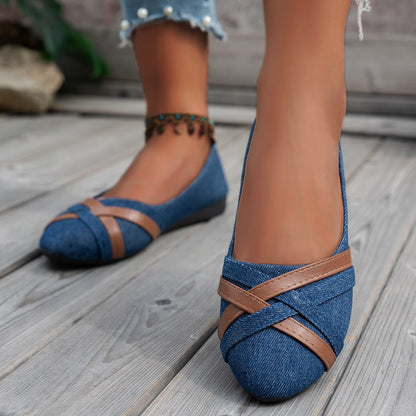 Leora - Elegante Schuhe mit überkreuzten Riemen für Frauen
