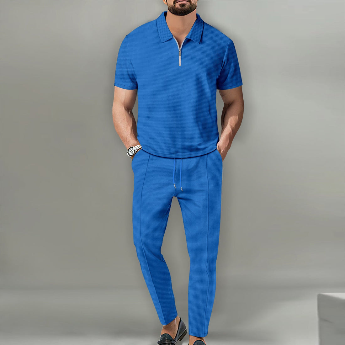 Charles - Elegantes Waffelset für Herren