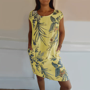 Katherine - Lockeres Kleid mit Druck für Frauen