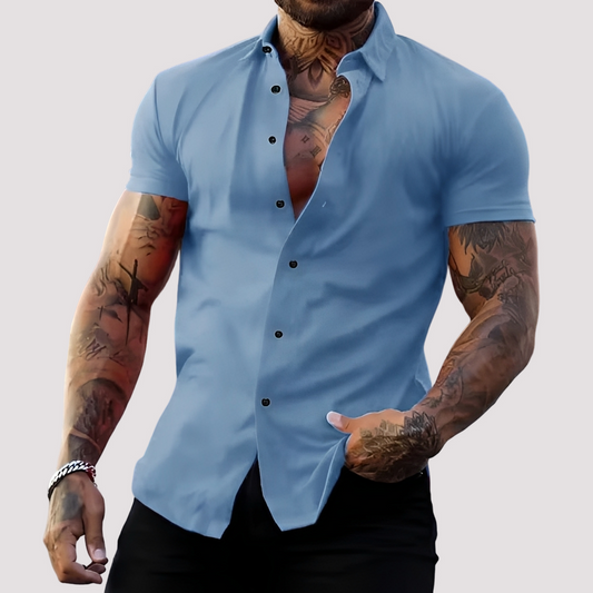 Oscar - Slim-Fit-Kurzarmhemd für Herren