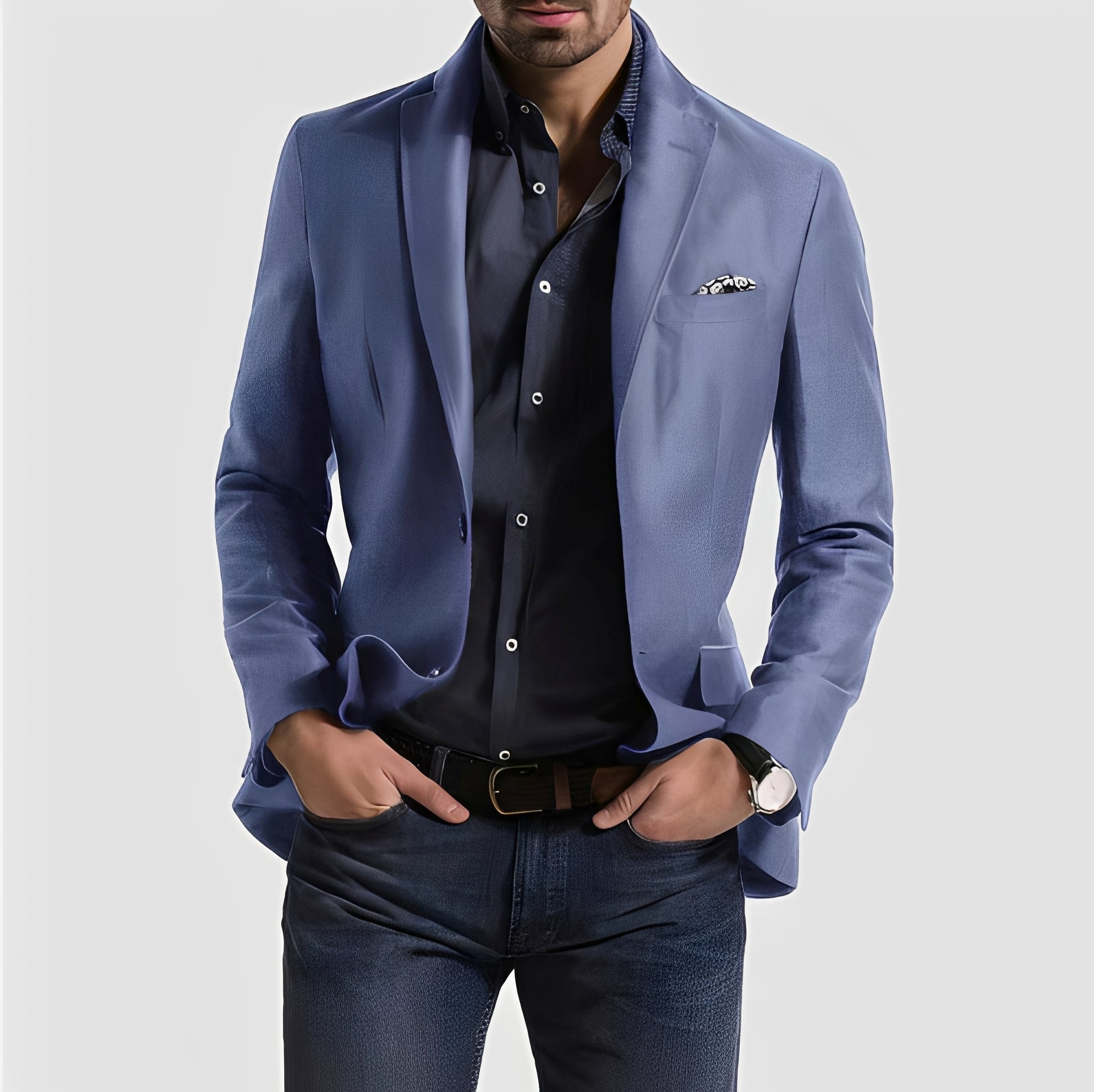 George - Eleganter Herrenblazer mit Zweiknopfverschluss