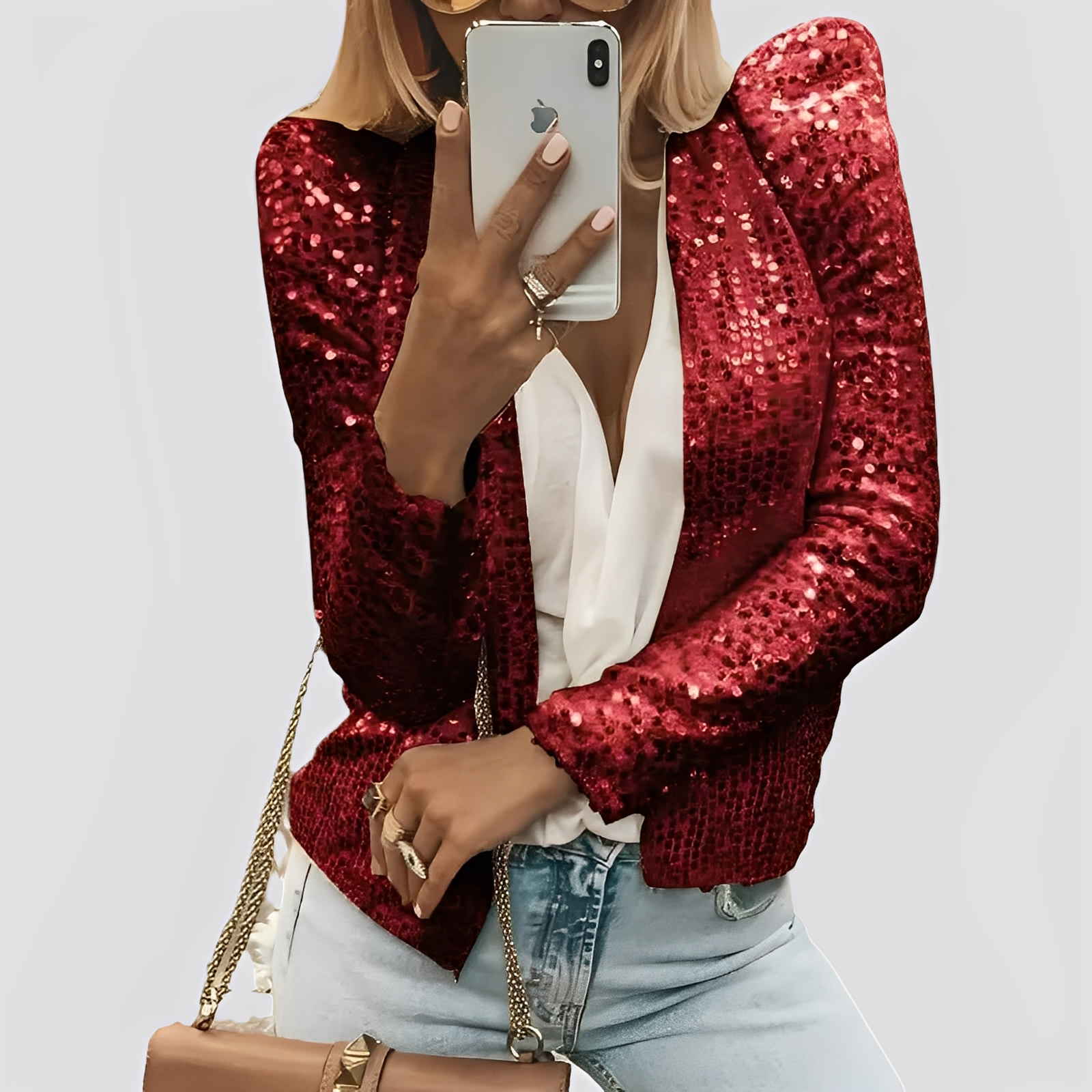 Shannen - Schicker Damenblazer mit Glanz
