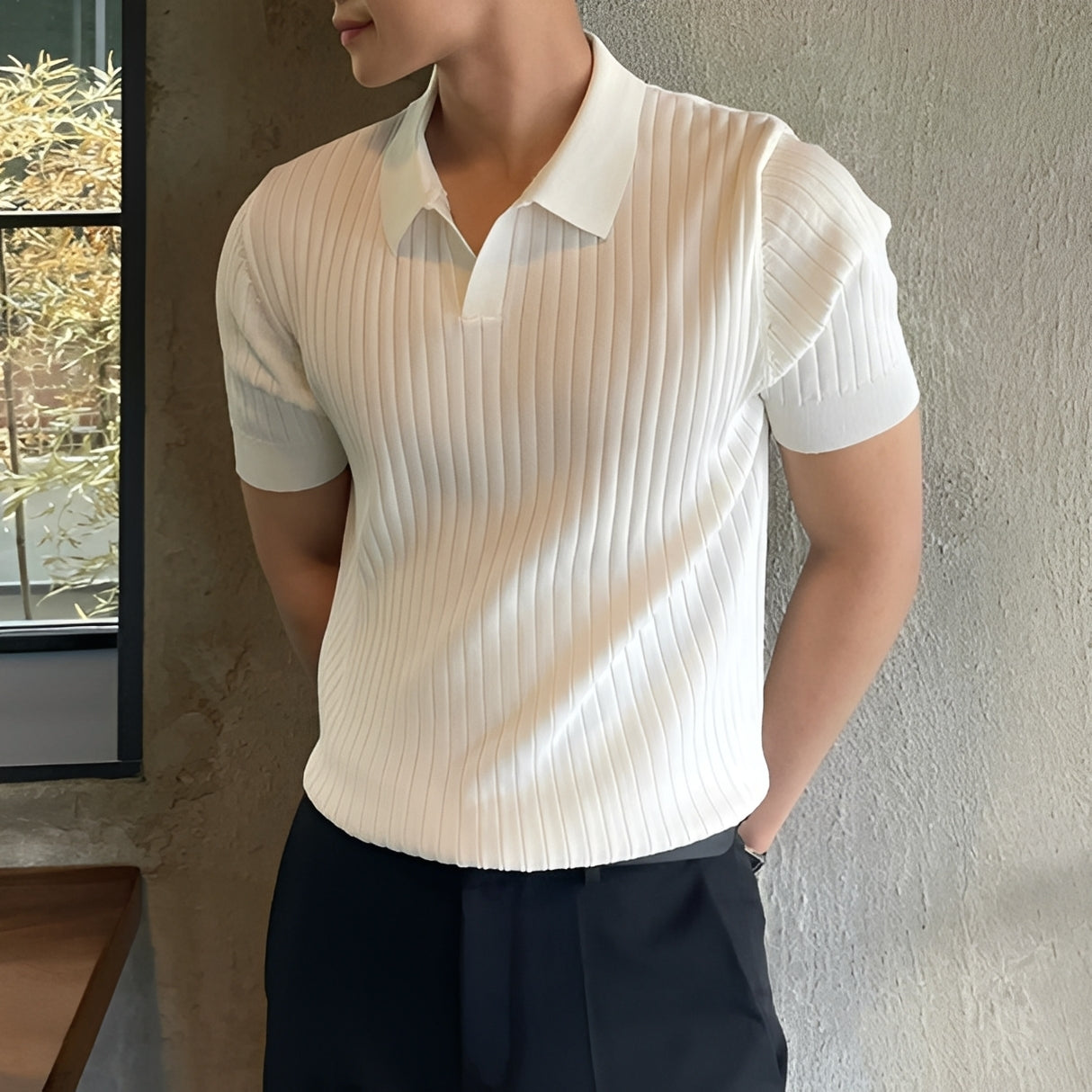 Melvin - Herren-Polo mit kurzen Ärmeln und lässigem Stil