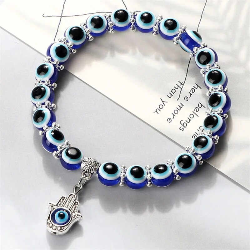Evil Eye Ocean Style Fußkette - Glück und Karma
