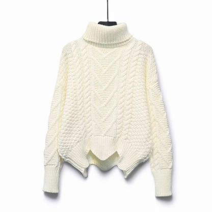 Catrina - Bequemer, warmer Rollkragenpullover für Damen