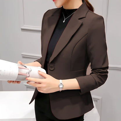Lindy - Eleganter Blazer mit einem Knopf für Frauen