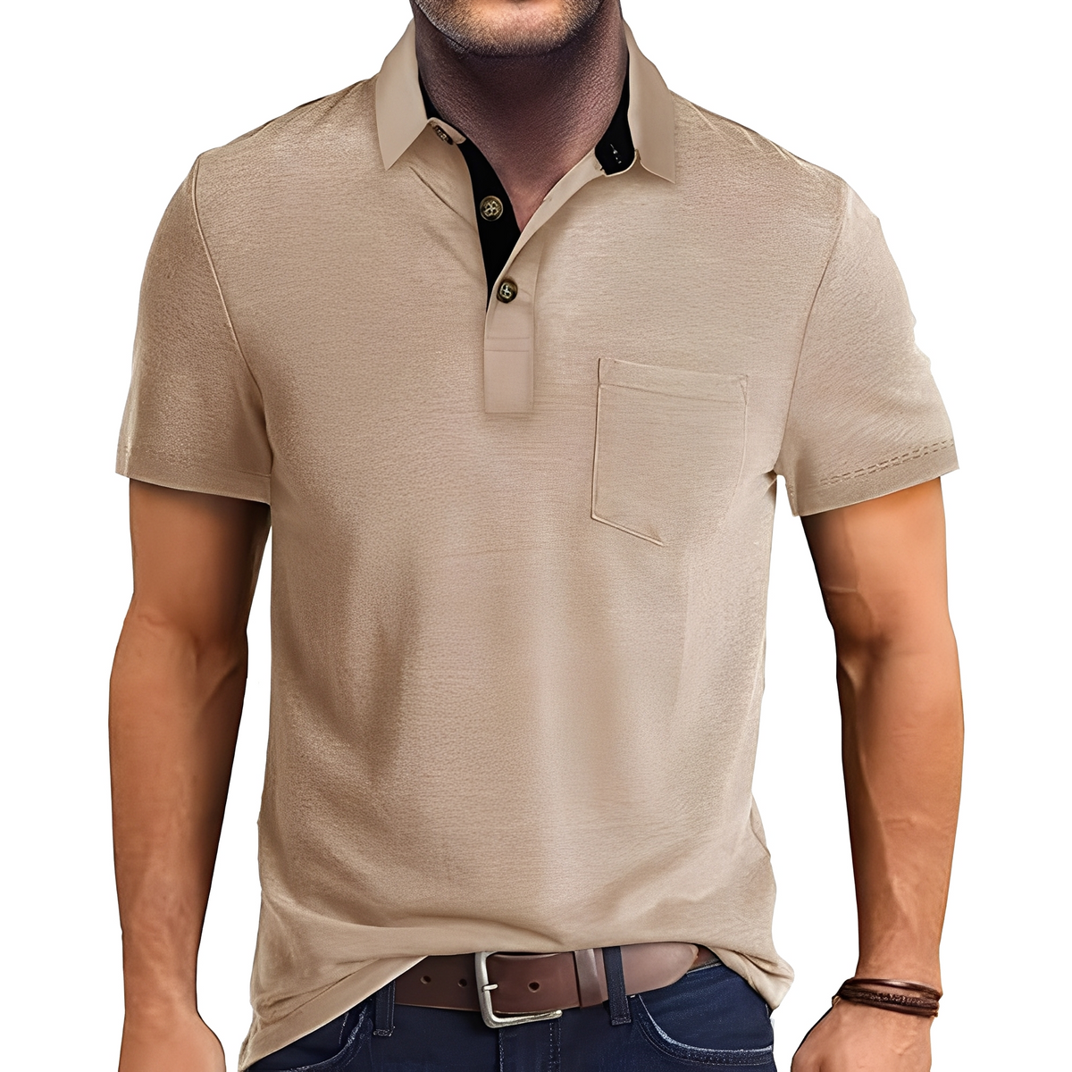 Abner - Poloshirt im traditionellen Design