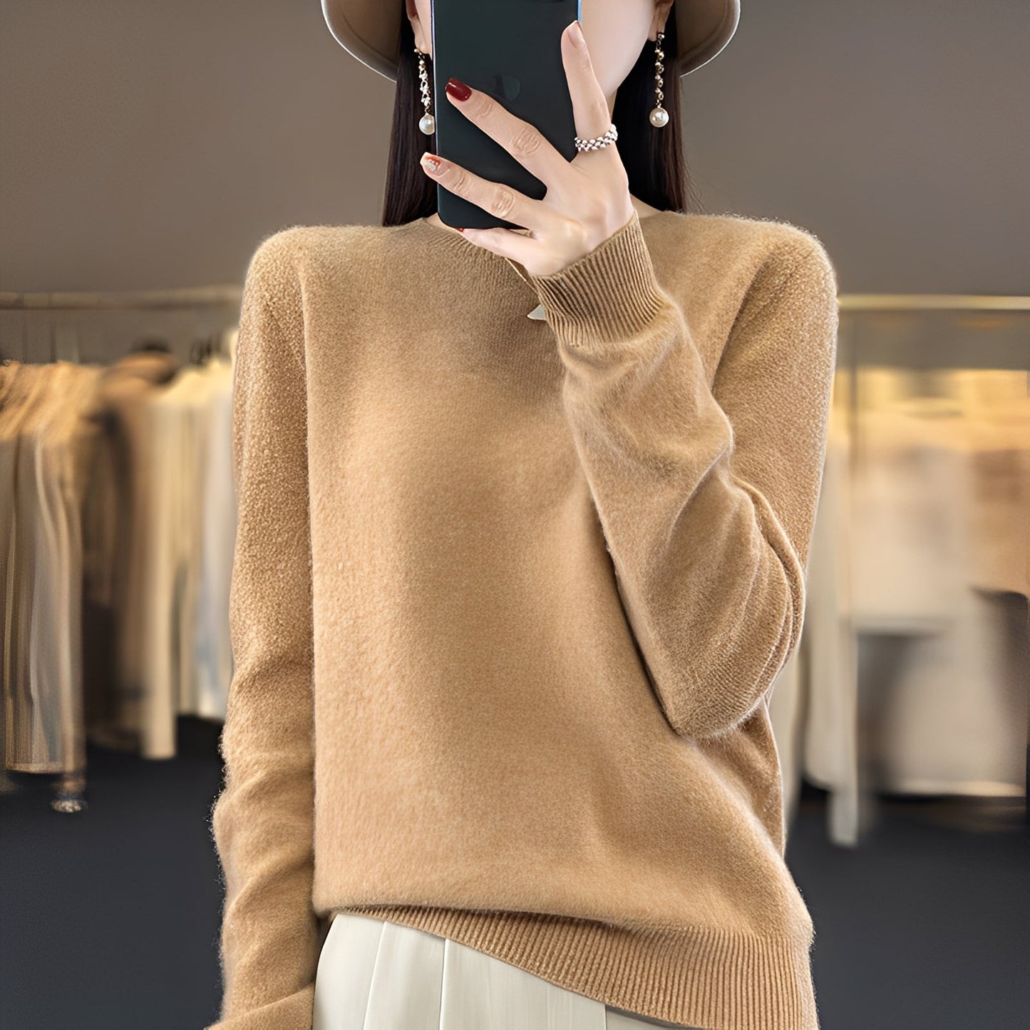 Cheyanne - Stilvoller Damen-Kaschmirpullover