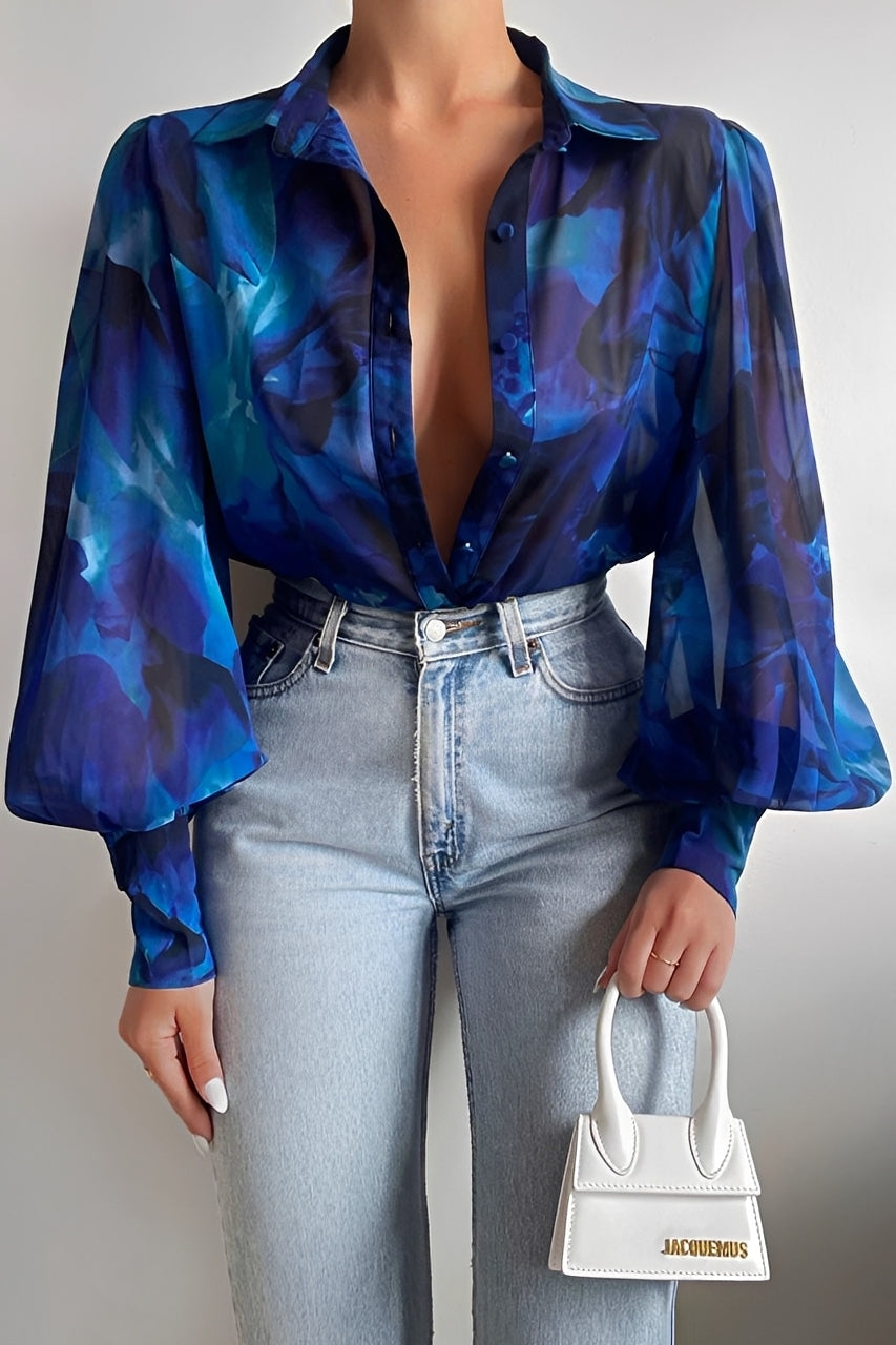 Carla - Schicke Bluse mit Ballonärmeln für Frauen
