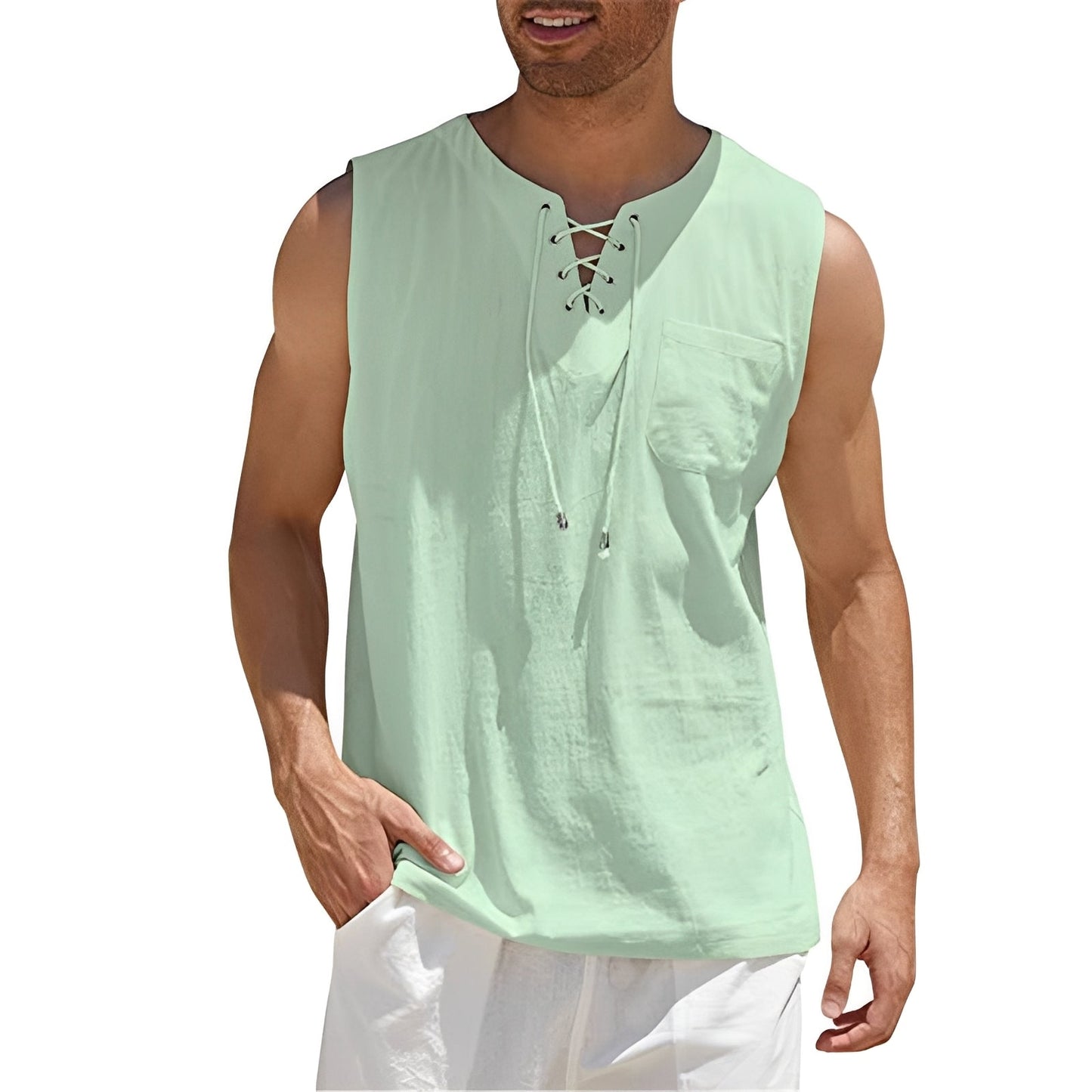 Alexia - Bequemes ärmelloses Tanktop für Männer