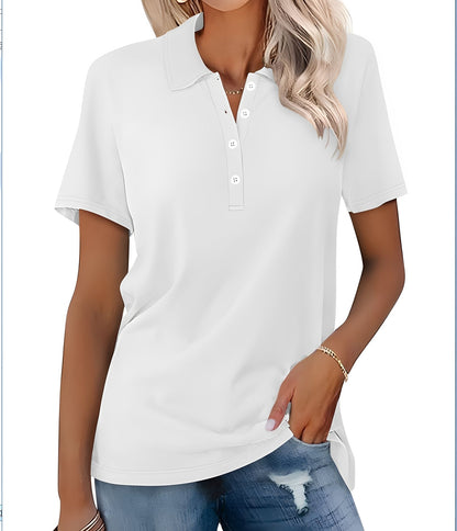 Amanda - Kurzarm-Polo lässig für Frauen
