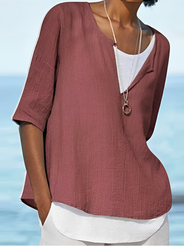 Shania - Bluse elegant mit Lageneffekt für Frauen