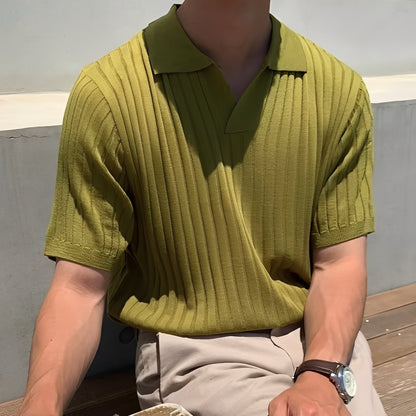 Melvin - Herren-Polo mit kurzen Ärmeln und lässigem Stil