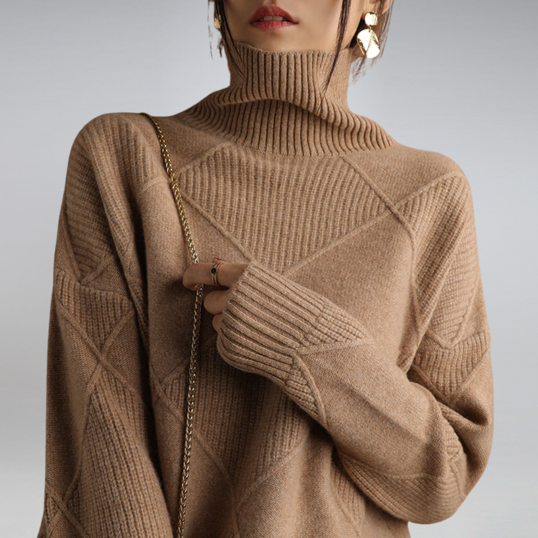 Camille - Eleganter Rollkragenpulli