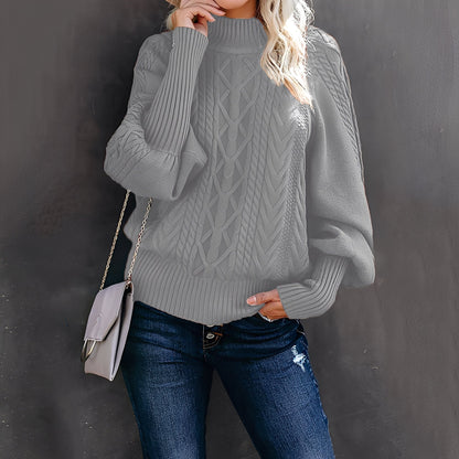 Jemima - Eleganter, lässiger Damen-Rollkragenpullover