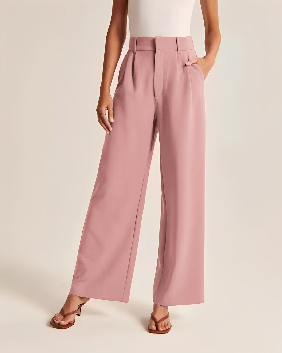 Ruth - Elegante Hose mit weiten Beinen für Damen