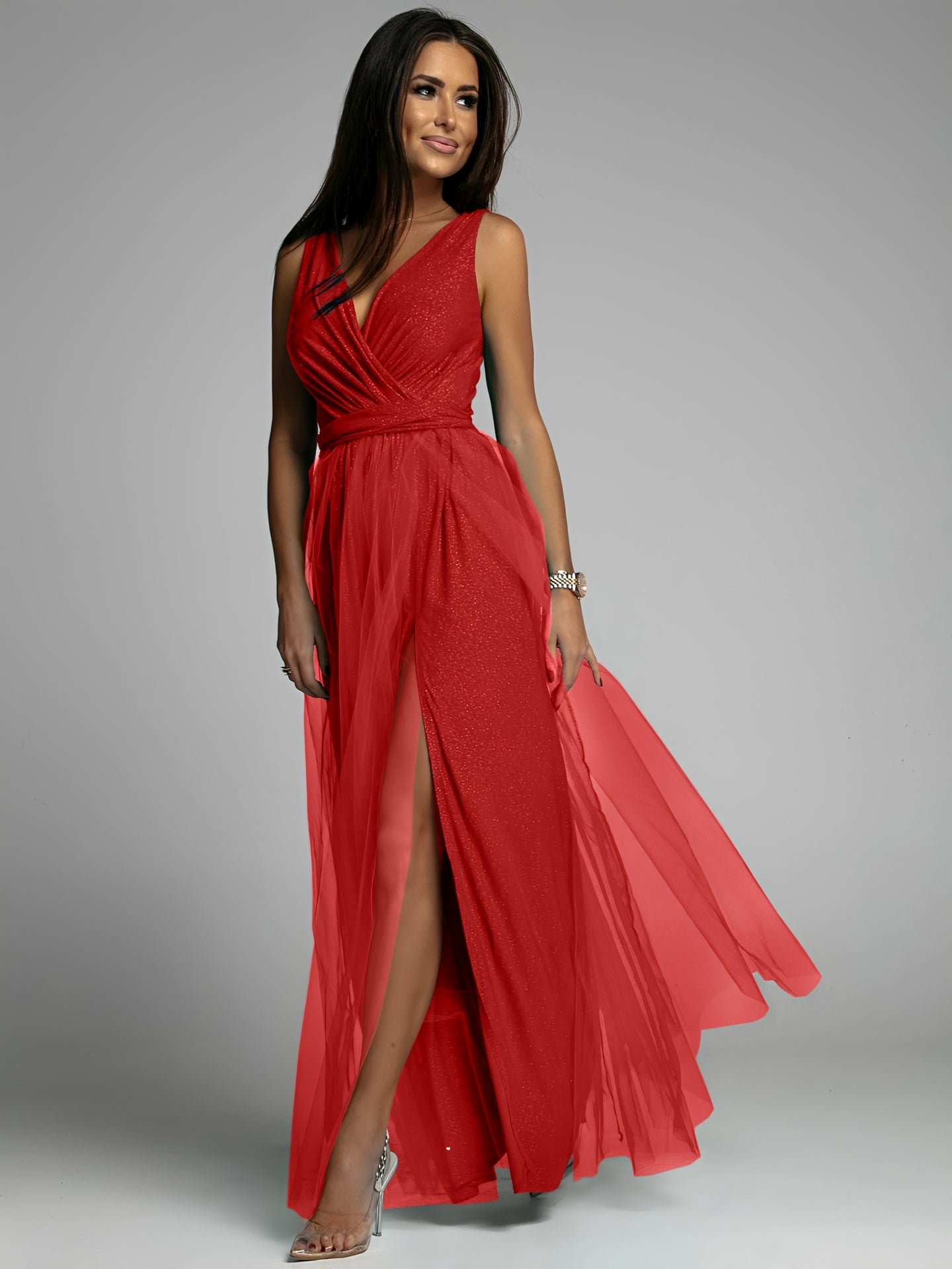 Rachael - Elegantes ärmelloses Kleid für Frauen