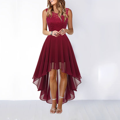 Leena - Stilvolles asymmetrisches Abendkleid