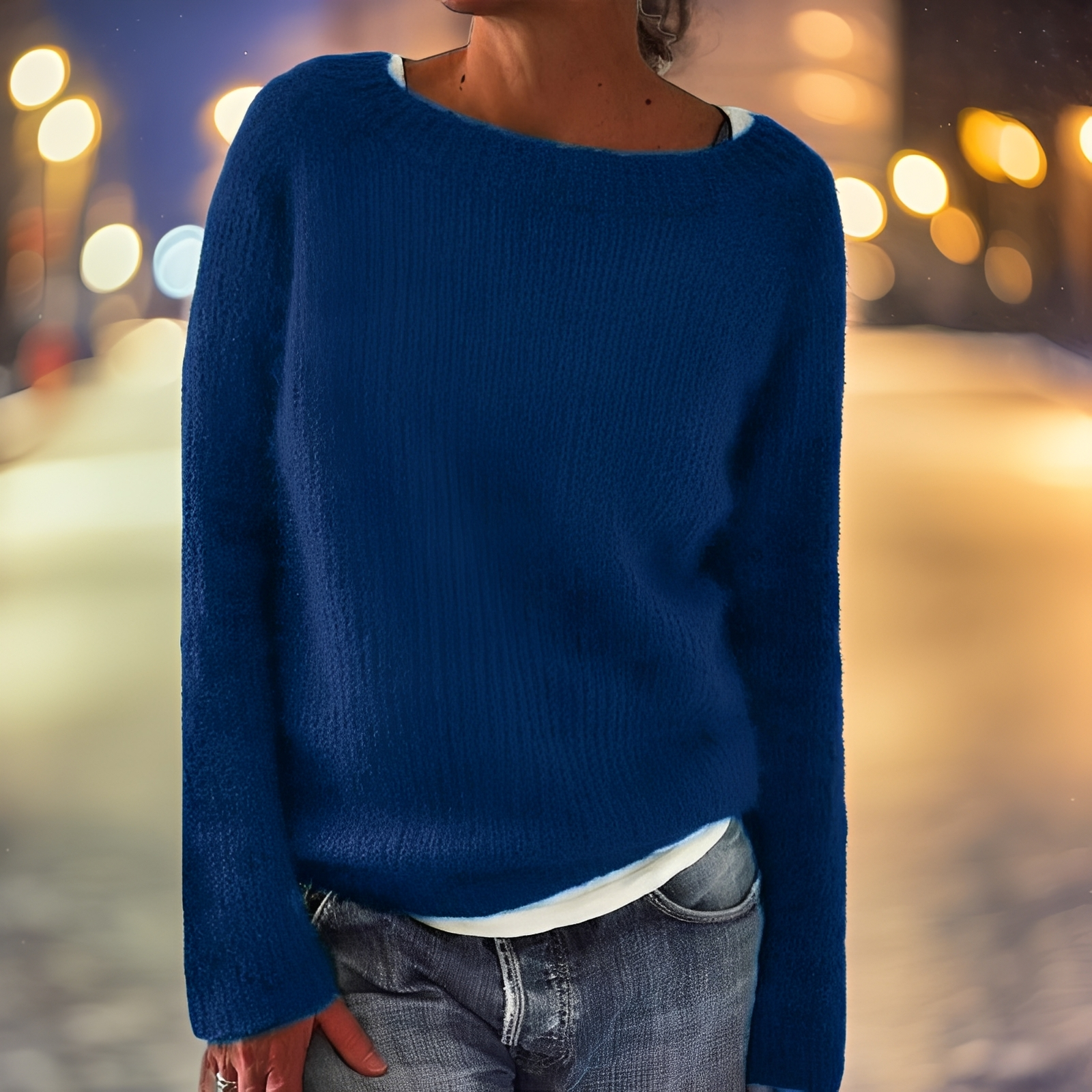 Abeeha - Damenpullover mit bequemer Passform