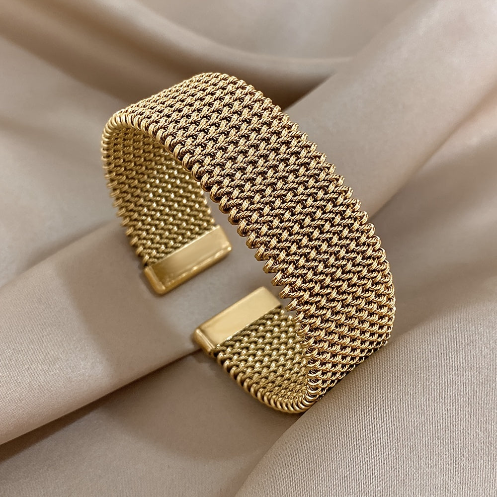 Raya – Armband aus Titanstahl mit graviertem Kabel
