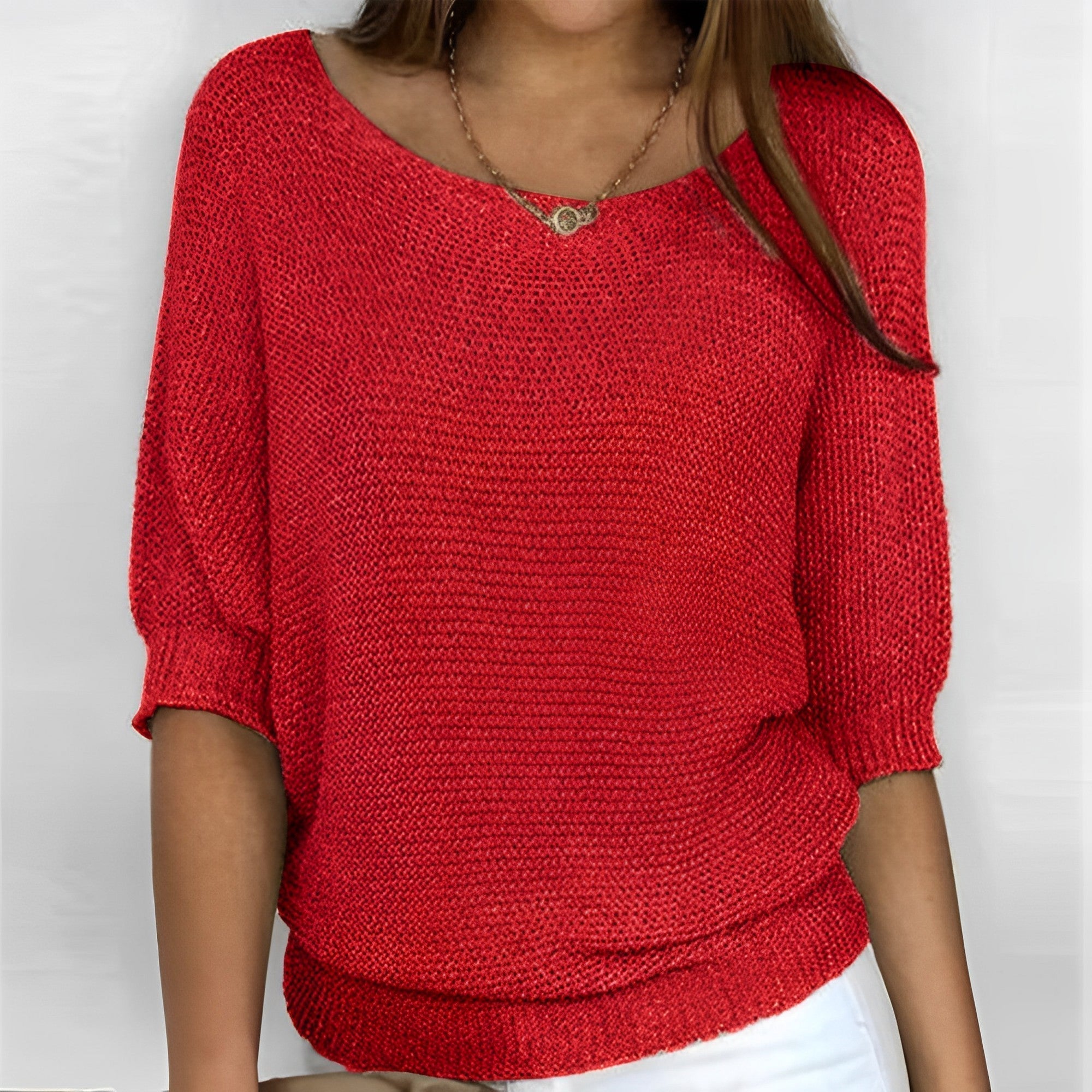 Leonie - Moderner Rundhals-Pullover