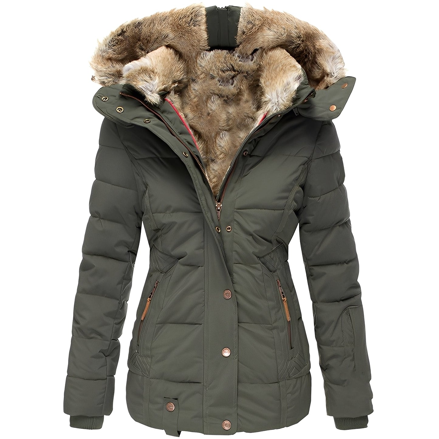 Romilly - Stilvolle und warme Damenjacke mit Kapuze