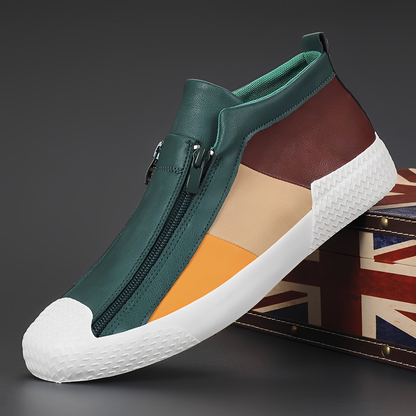 Alex - Elegante Sneaker mit Colour-Blocking für Herren