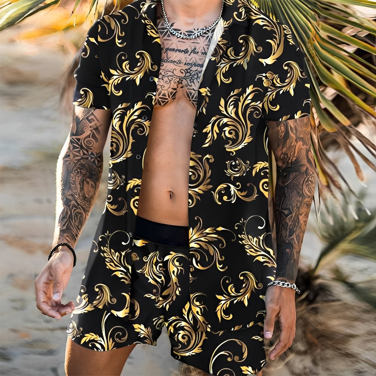 Lucas - Elegante Hawaiihemd-Sets für Männer