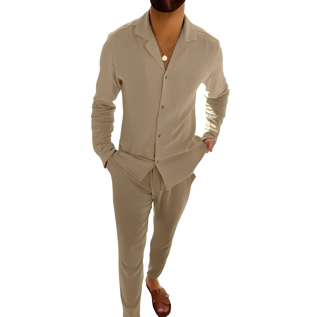 Hadrien - Herren-Set mit Langarmshirt und Hose
