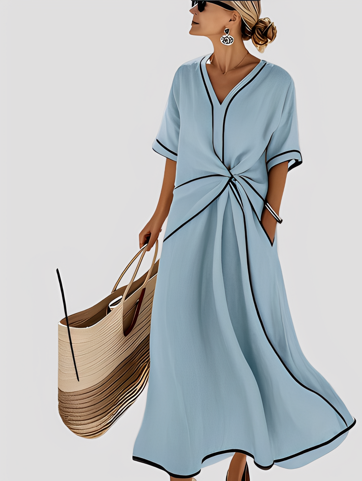 Mabel - Elegantes und lockeres Maxikleid für Frauen