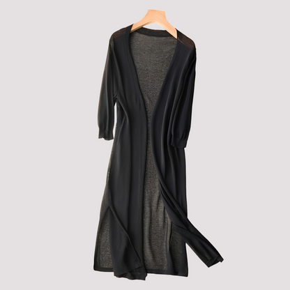 Fannie - Langer lässiger Cardigan für Frauen
