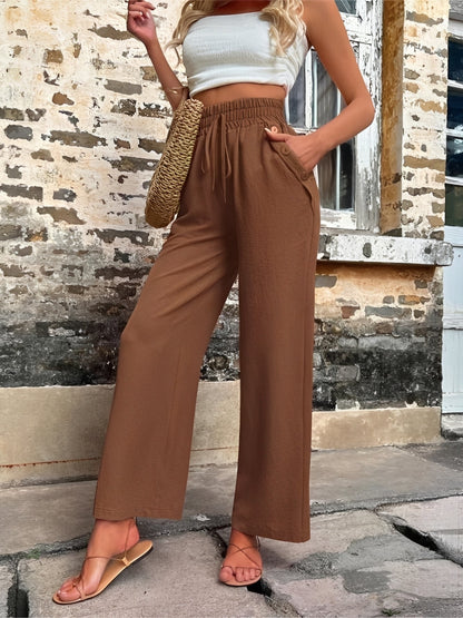 Allie - Weite, schicke Hose mit hoher Taille für Frauen