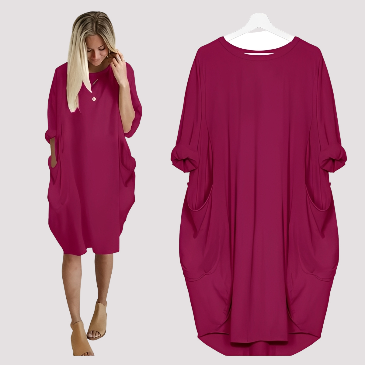 Kate - Lockeres und weites Kleid für Frauen