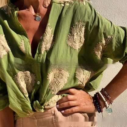 Erica - Bequeme und legere Bluse für Frauen