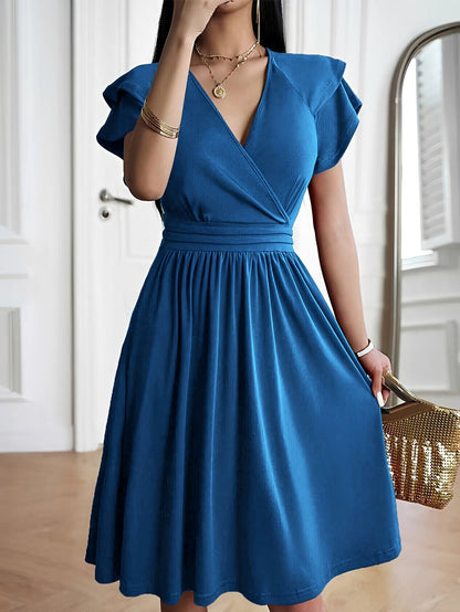 Laura - Stilvolles Kleid mit V-Ausschnitt für Damen