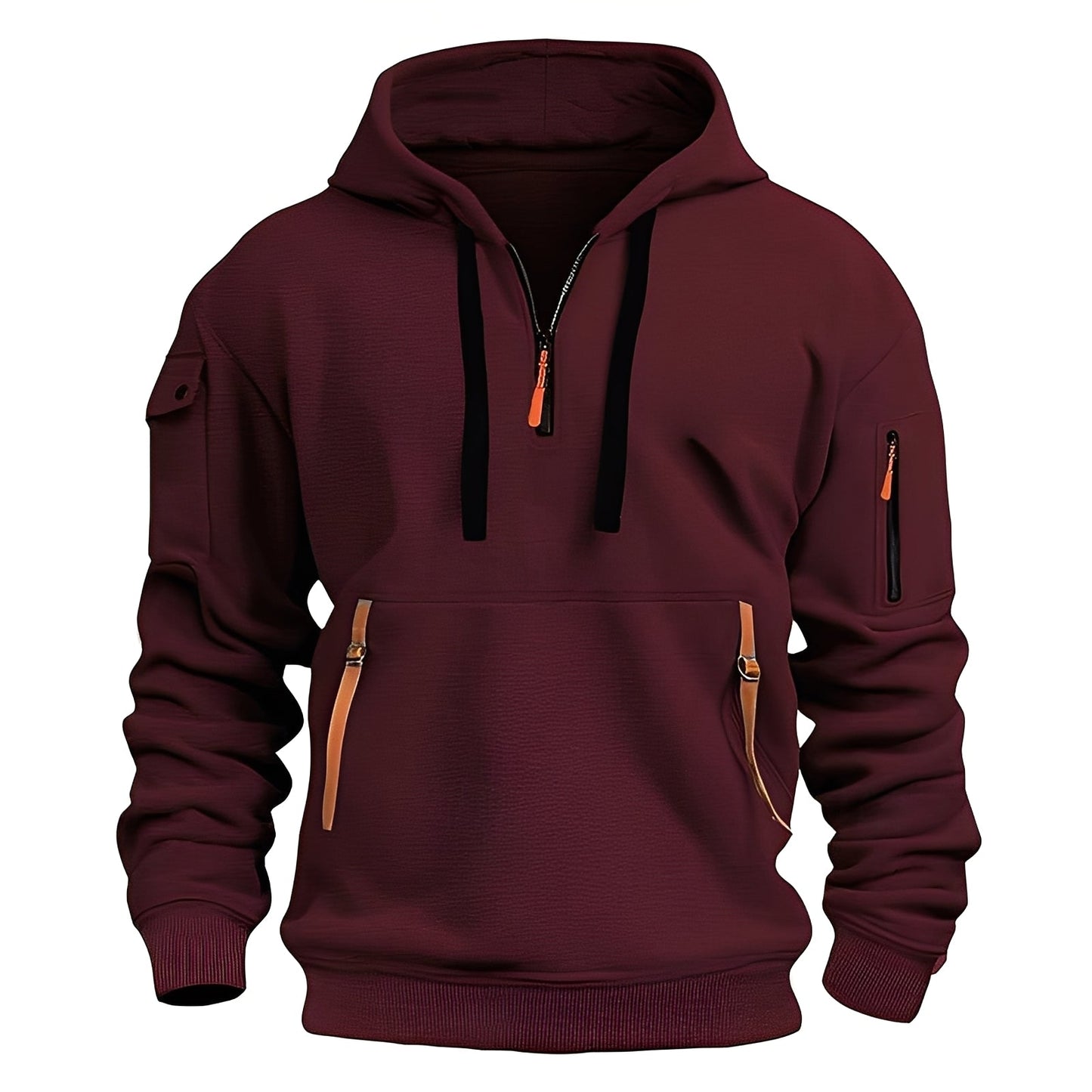 Burton – Moderner Hoodie mit halbem Reißverschluss für Herren
