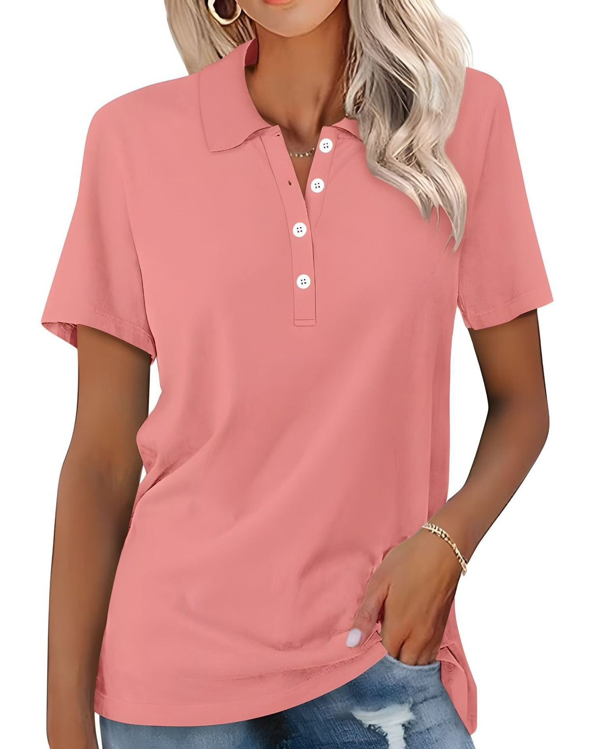 Teresa - Freizeit-Polo mit kurzen Ärmeln für Damen